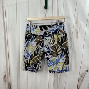 Sweaty Betty Women’s Medium Tropical Power Bike Shorts 9” Inseam